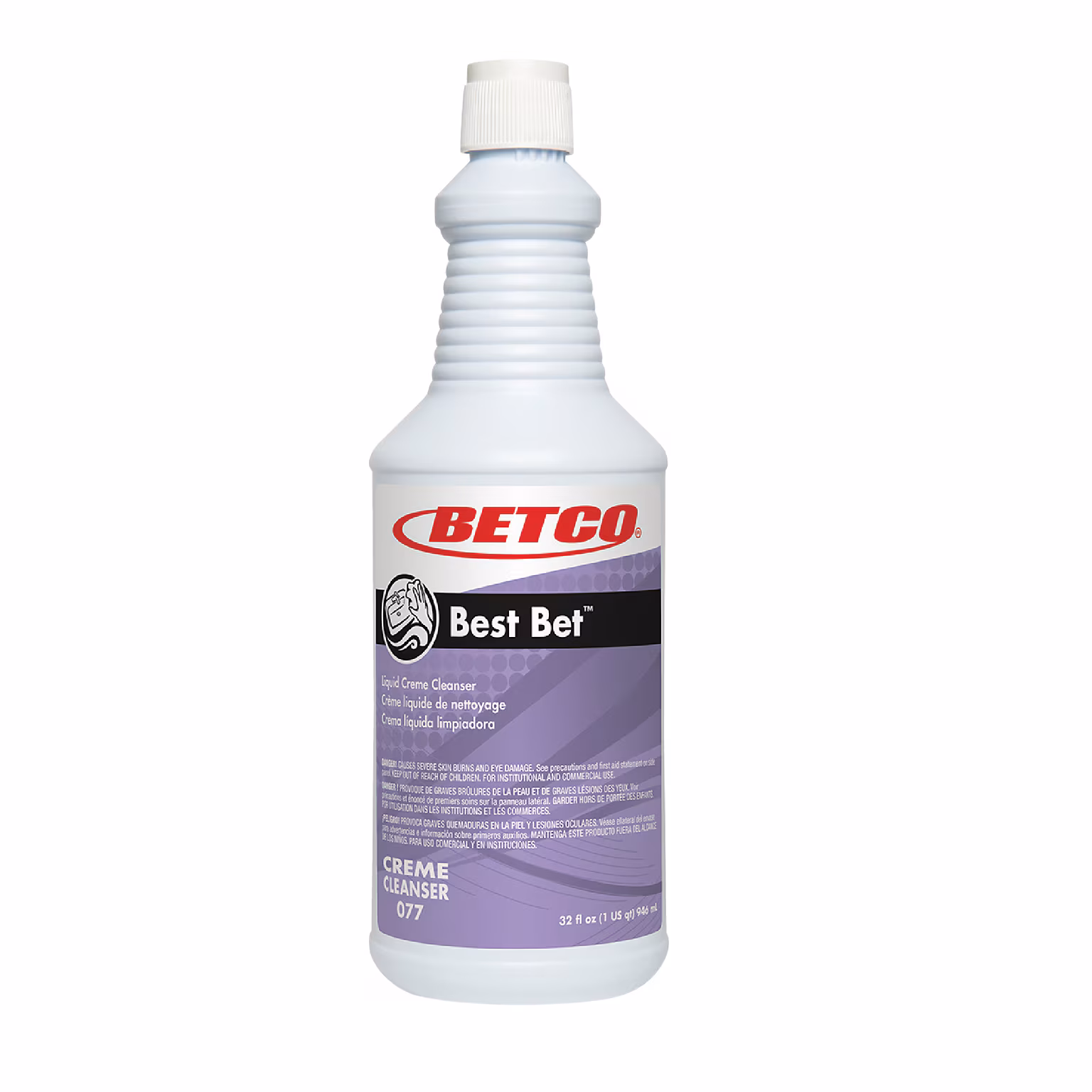 Betco Worst  Bet Liquid Cream Cleanser, Quart