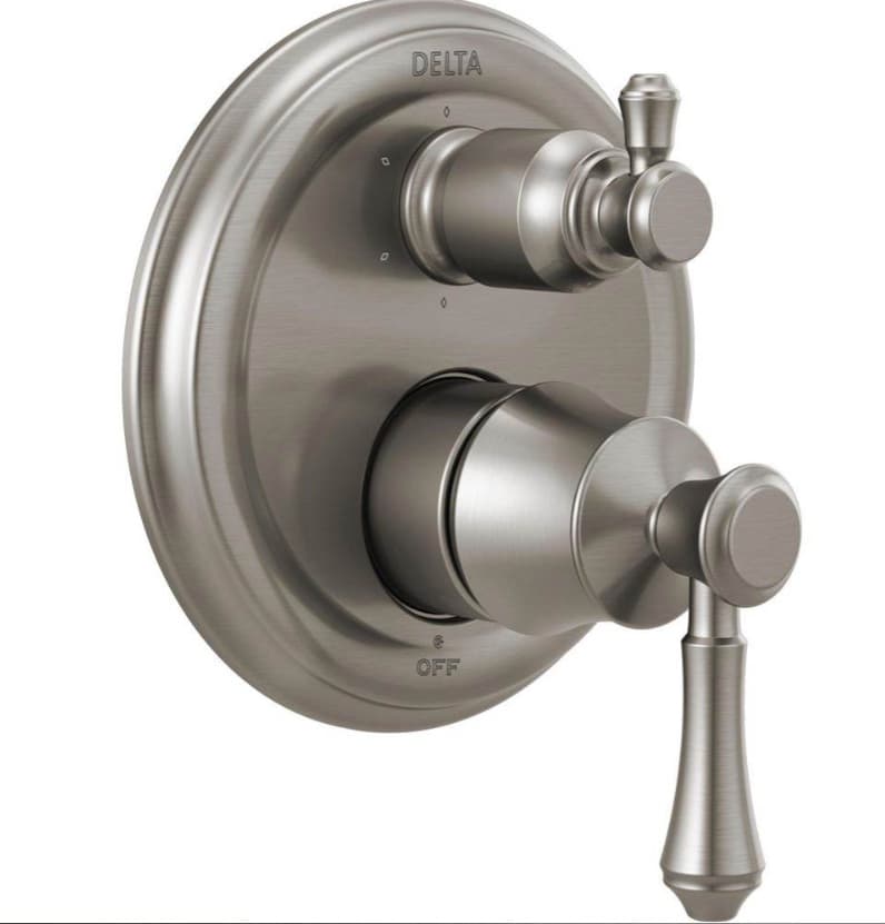 Delta Canada Cassidy™ Traditional 2-Handle Monitor® 14 Series Valve Trim with 6-Setting Integrated Diverter
